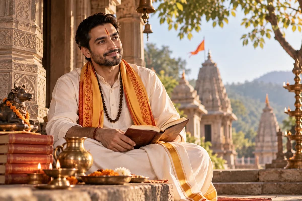 Kabir — On the temple steps